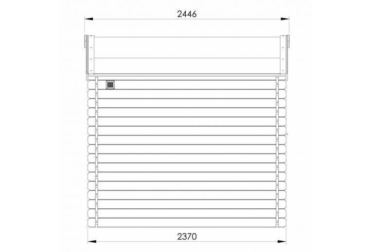 Abri de jardin NICO - 2,8m²