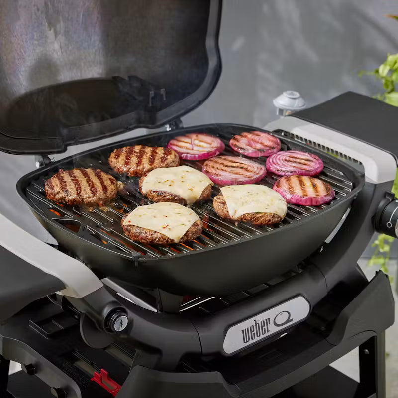 Barbecue à gaz Q 1200N avec tablettes latérales et support compact