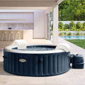 Spa Gonflable Bleu Marine 6 places + Couverture thermique