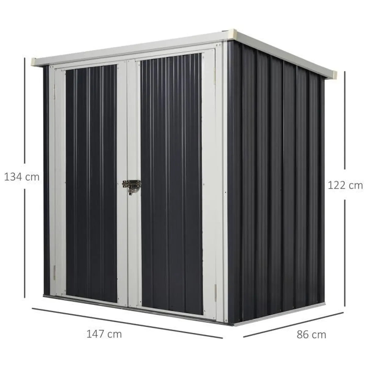 Abri de Jardin STEEL - 1,26 m²