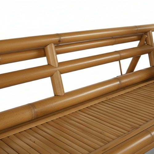 Paillote Bambou avec Banquettes M2 | Gazebo & Pergola Naturelle avec Tables | Toiture Bambou ou Palmier | 250x250 & 300x300 cm