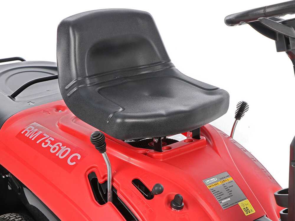 Tracteur tondeuse Geotech RM 75-610 C