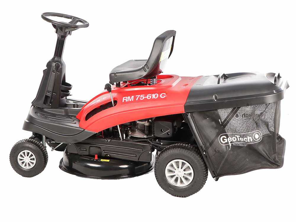 Tracteur tondeuse Geotech RM 75-610 C