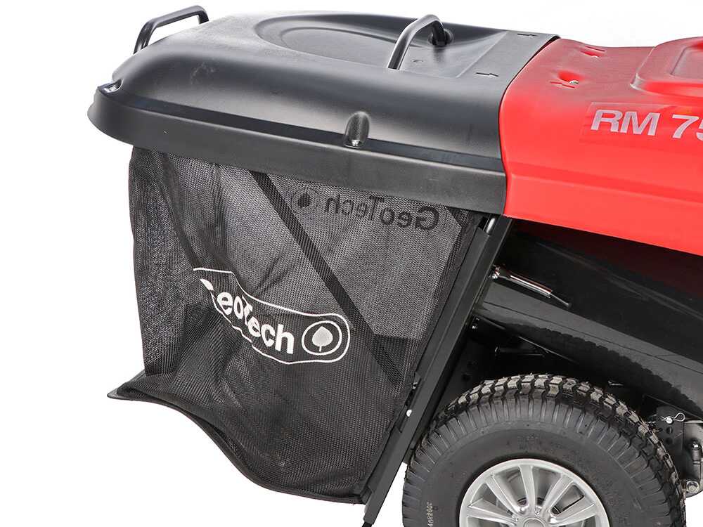Tracteur tondeuse Geotech RM 75-610 C