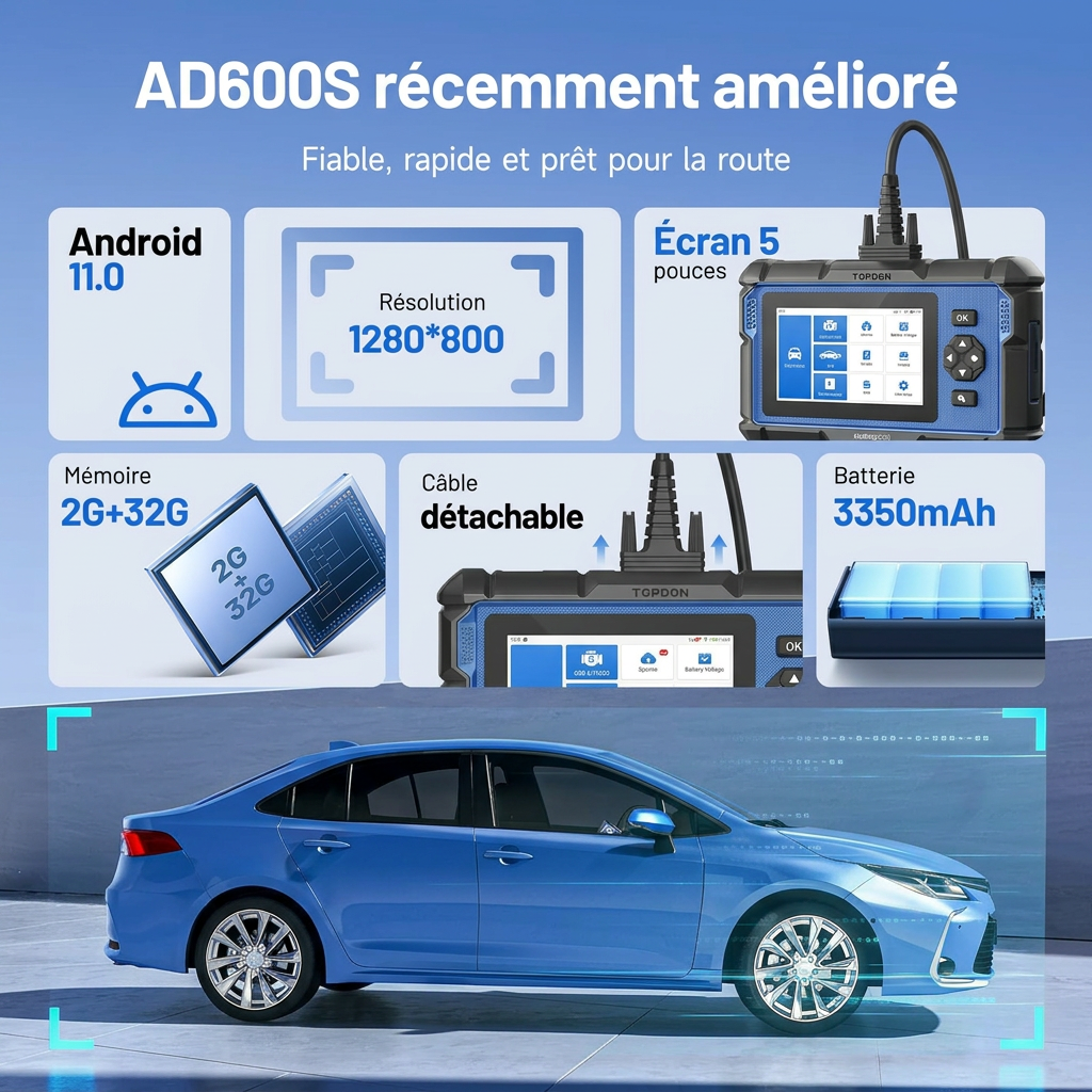 ArtiDiag600S Valise Diagnostic Auto OBD2