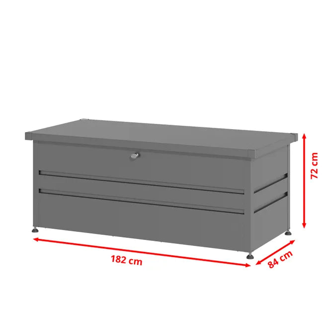 Primeyard - Coffre de jardin 182x84x72cm