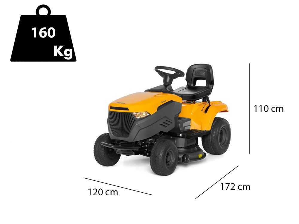 Tracteur tondeuse Stiga Tornado 398 M